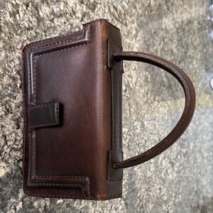 Vintage NYC Brown Leather Handbag